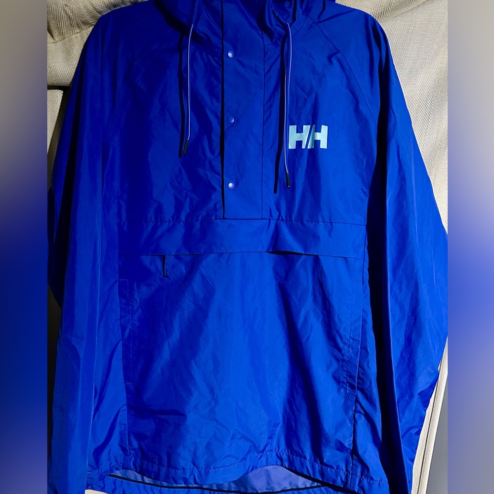 Helly Hansen Royal Blue Hooded anorak Jacket